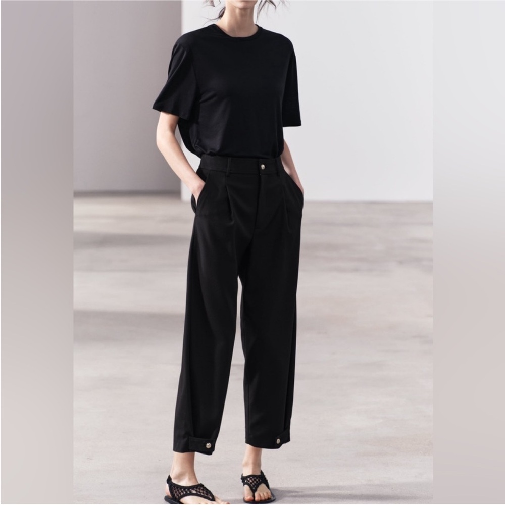 WPLEATED TAPERED PANTS ZW COLLECTION